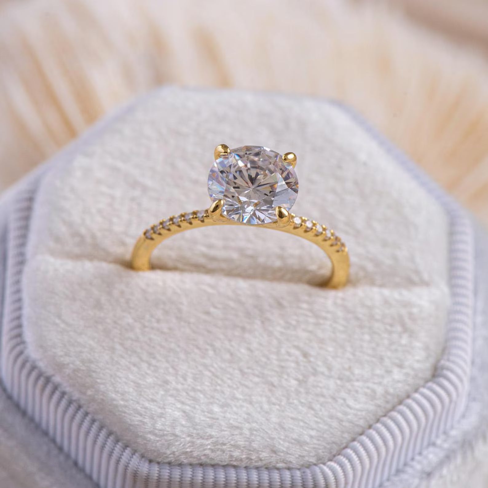 2ct Classic Solitaire Ring