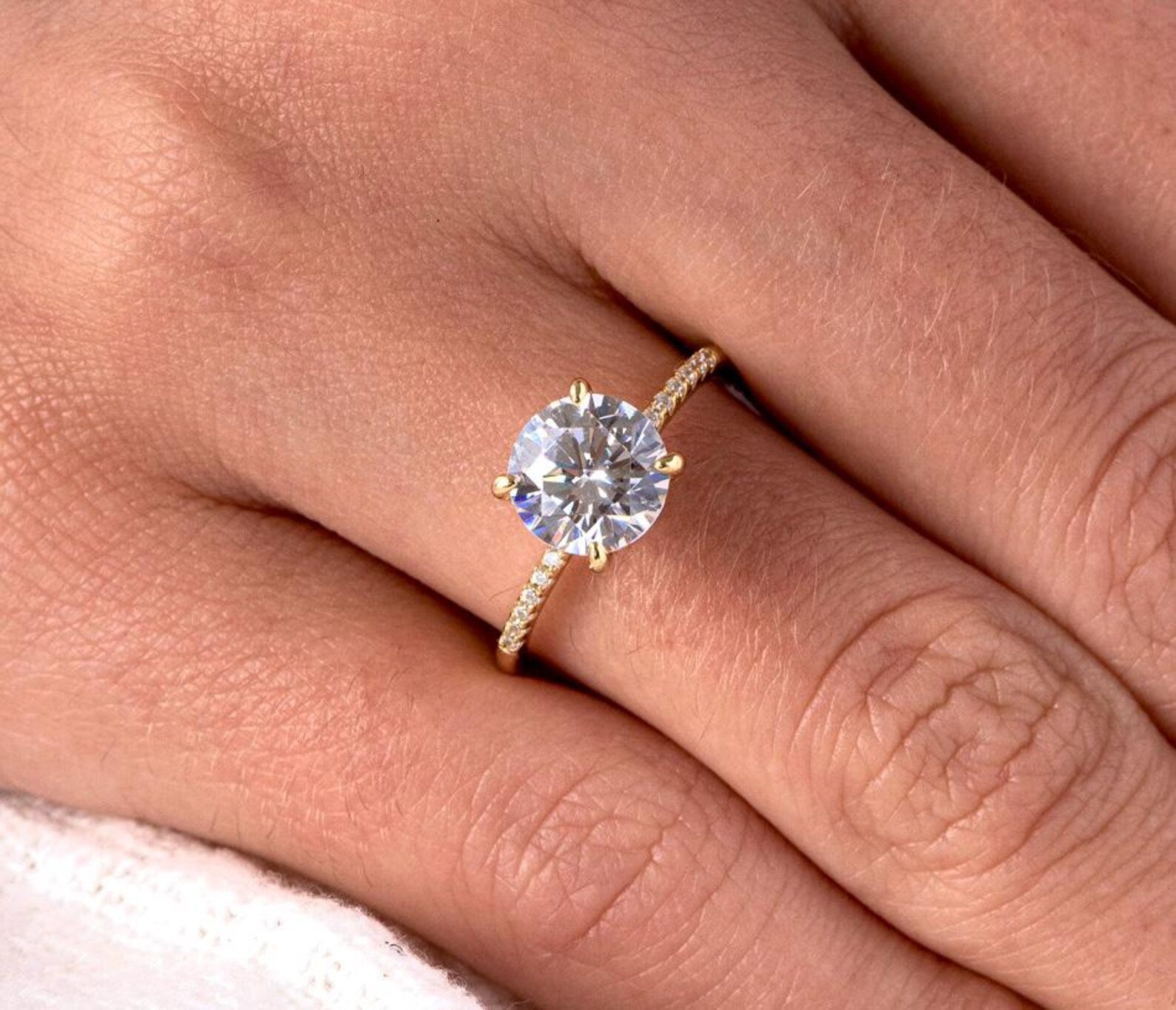 2ct Classic Solitaire Ring