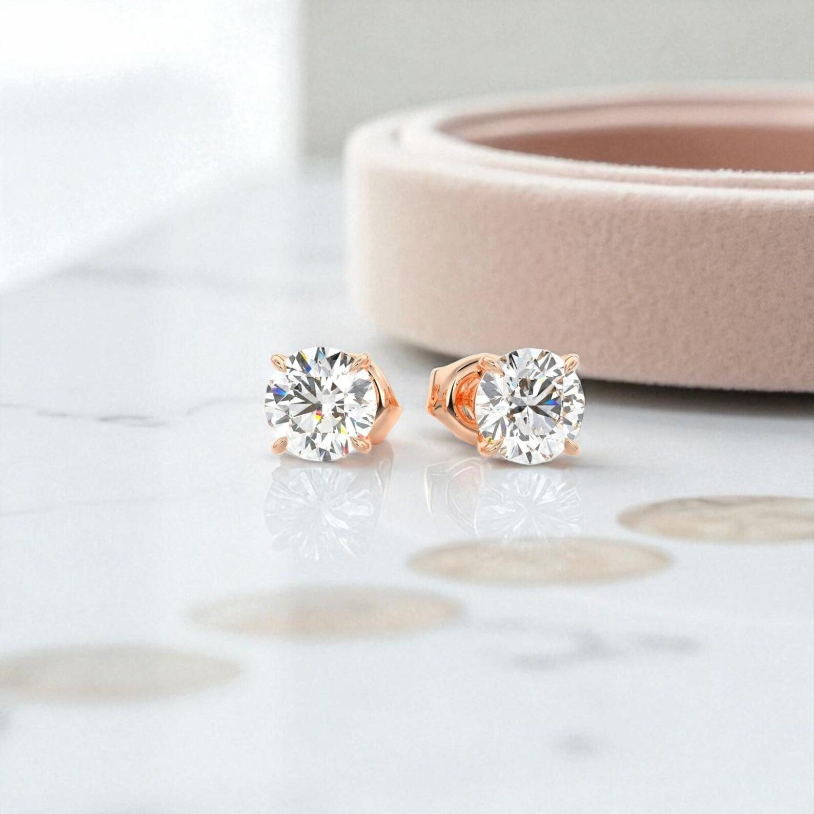 1.5 Ct Classic Solitaire Studs