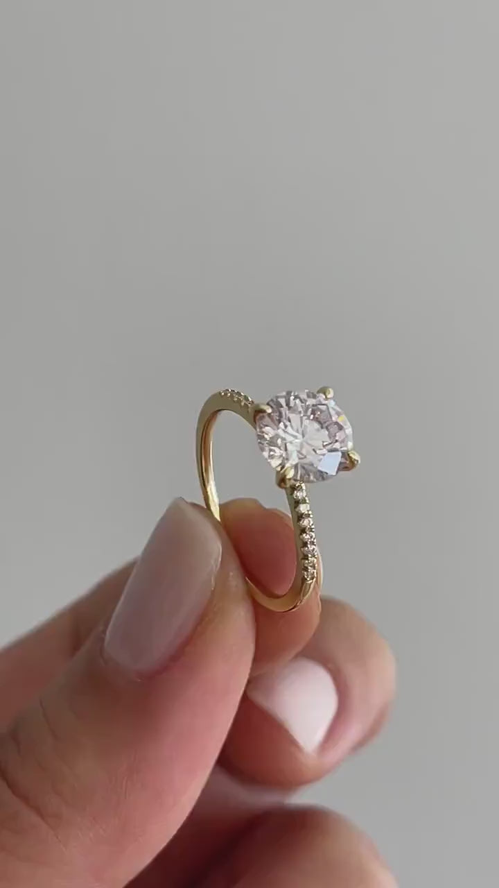 2ct Classic Solitaire Ring